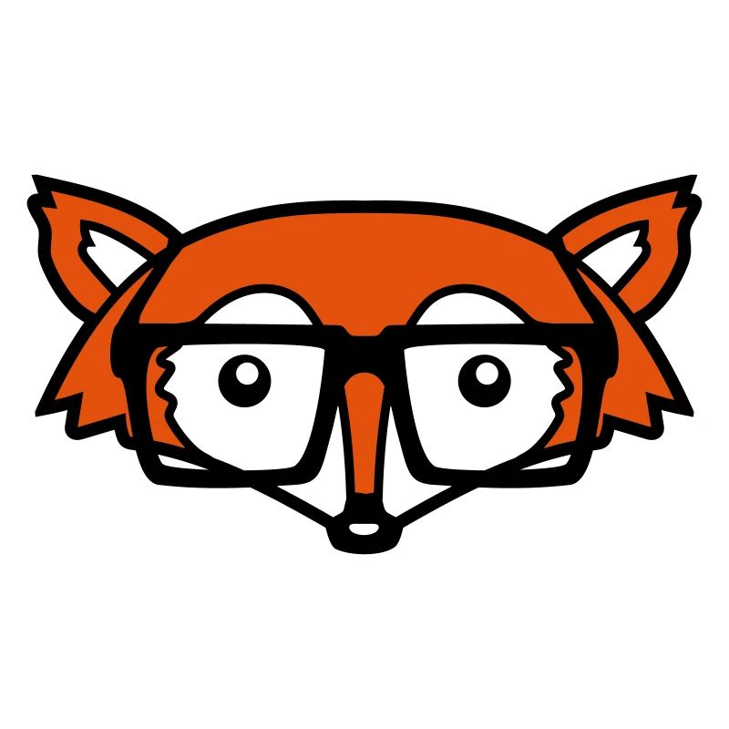 Geek fox head