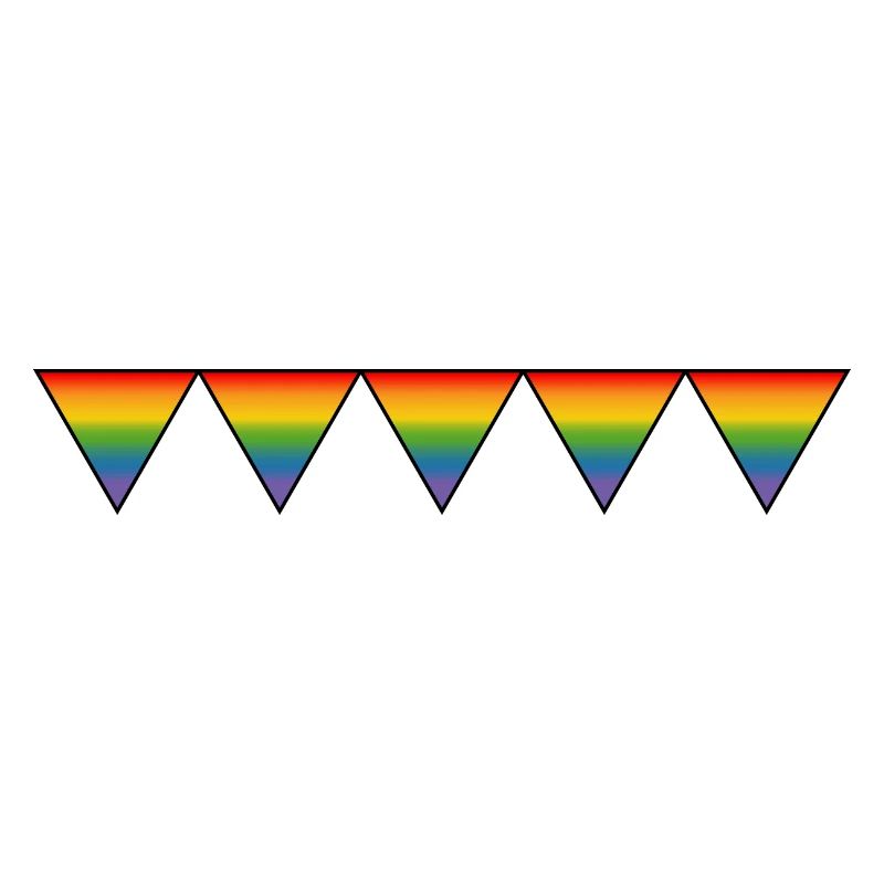 Regenbogen LGBTQIA triangles