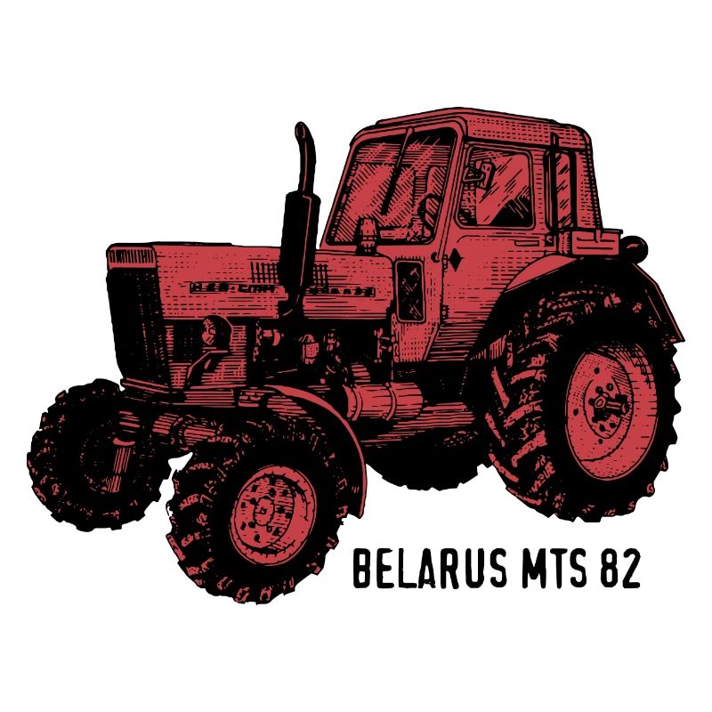Belarus mts Traktor Landwirt Geschenk