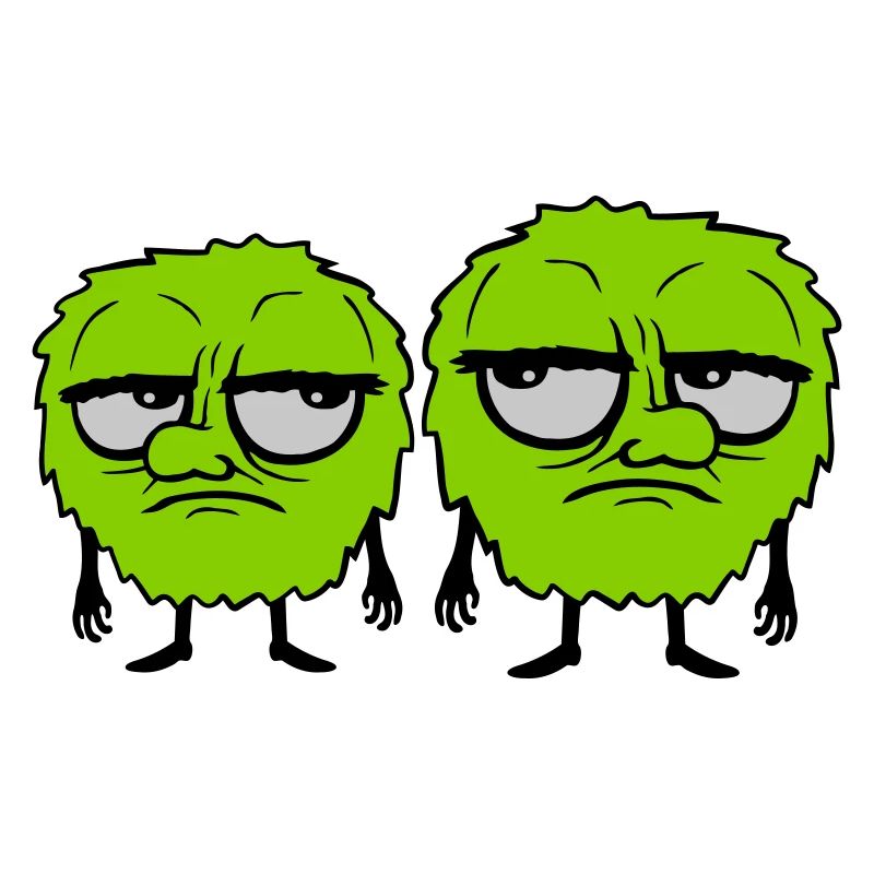 2 Monsters Roll Eyes