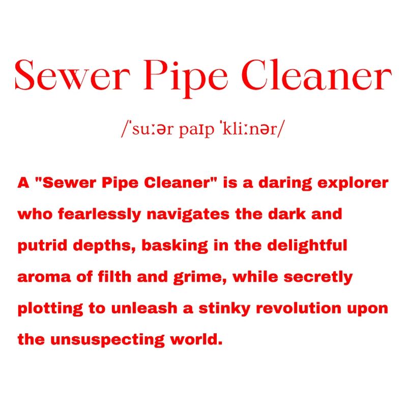 sewer cleaner sewer worker