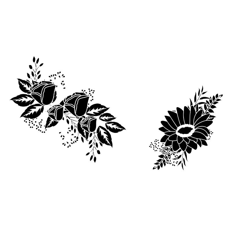 Nummer 91 Schwarze Blumen - 91. Blumengeburtstag