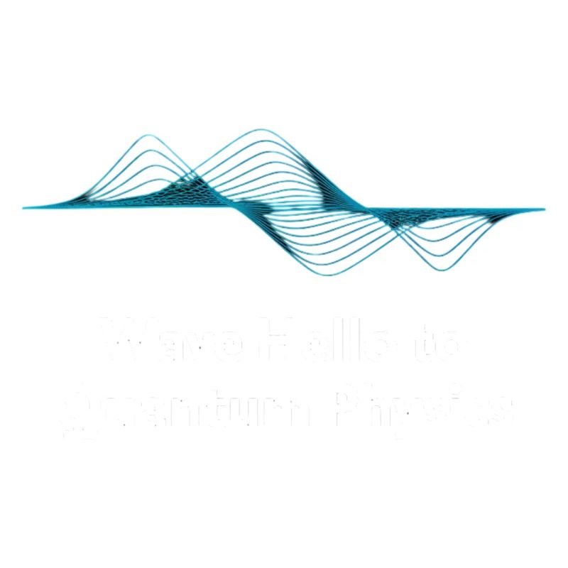Wave Hello Quantum Physics Design