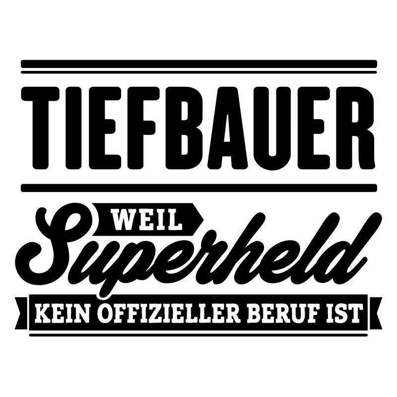 Superheld Tiefbauer