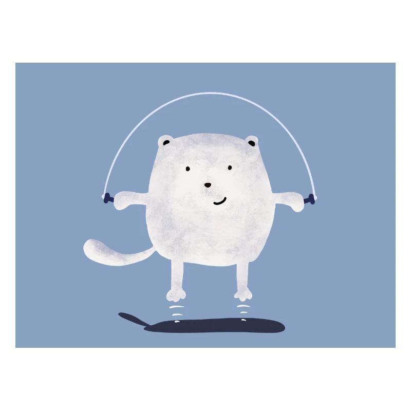 corde à sauter chat