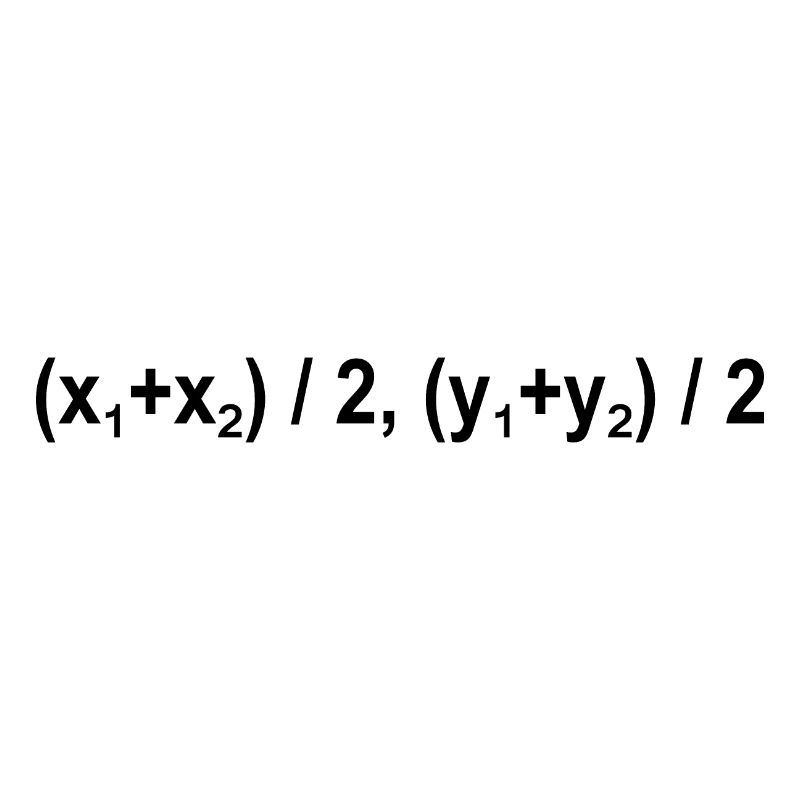Midpoint Formula Math Mathematical Physics