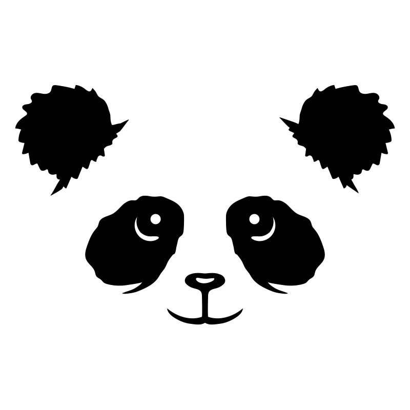 Panda Bear Face Cute Head Cute Smile Cute Nice