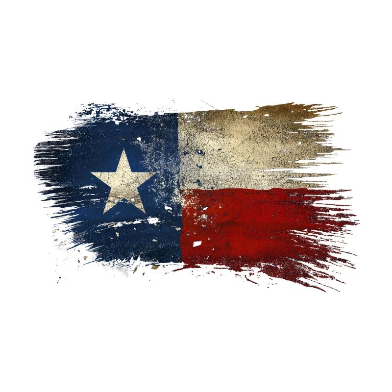 Drapeau Grunge Texas