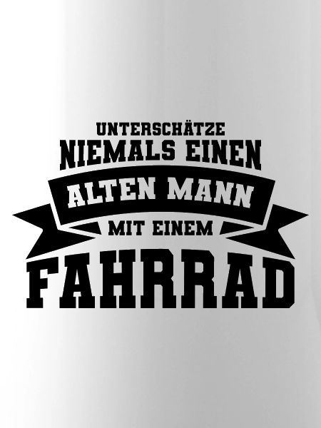Lustiger Fahrrad Spruch