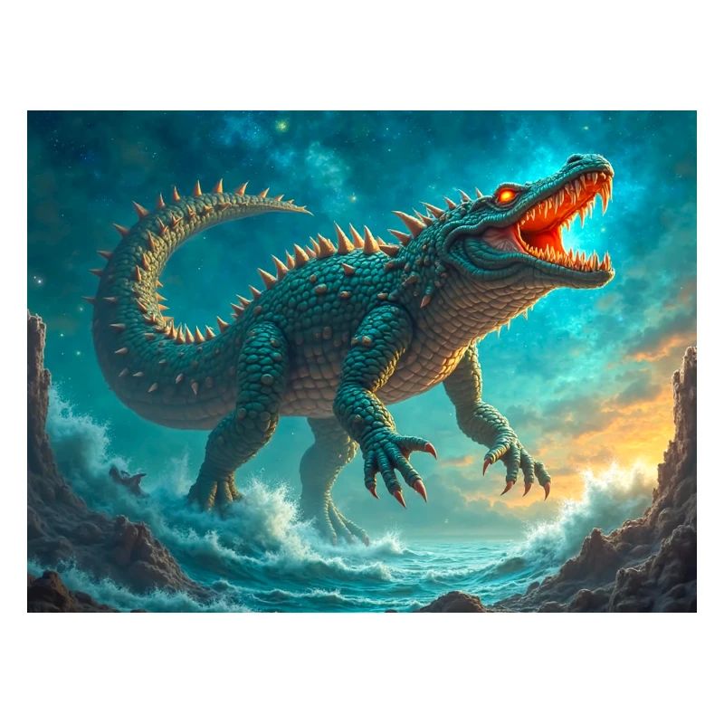Cipactli, monstre de création aztèque de primordial