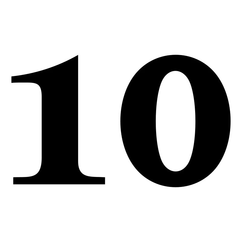 Zahl 10