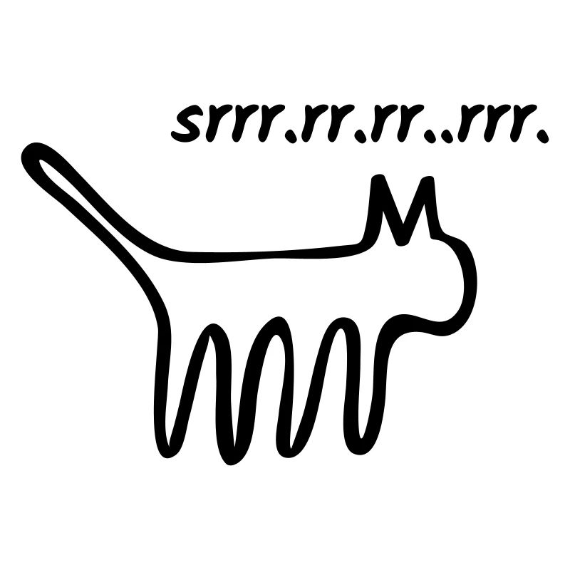 Schnurrende Katze