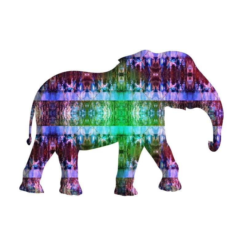 bunter Elefant