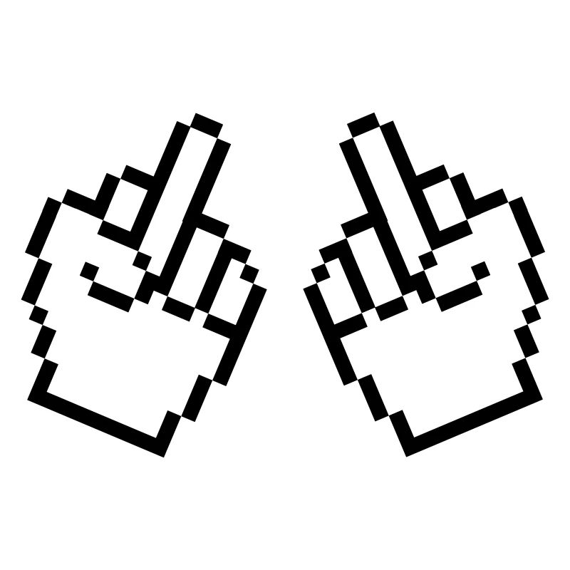 mittelfinger pixel