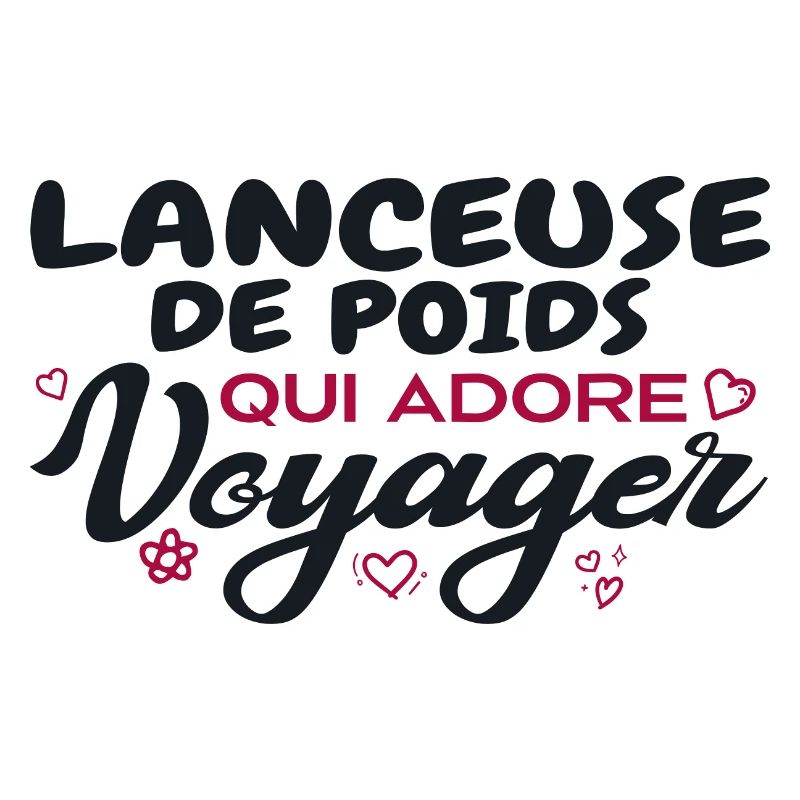 Lanceuse de poids globe-trotteuse passionnée de vo