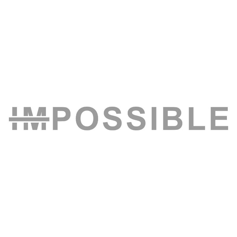 Chemise Impossible – Conception de nerd motivant