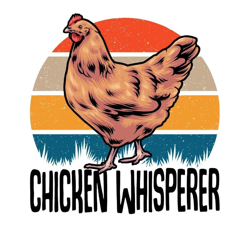Éleveur de poulets Sort Poulet Whisperer