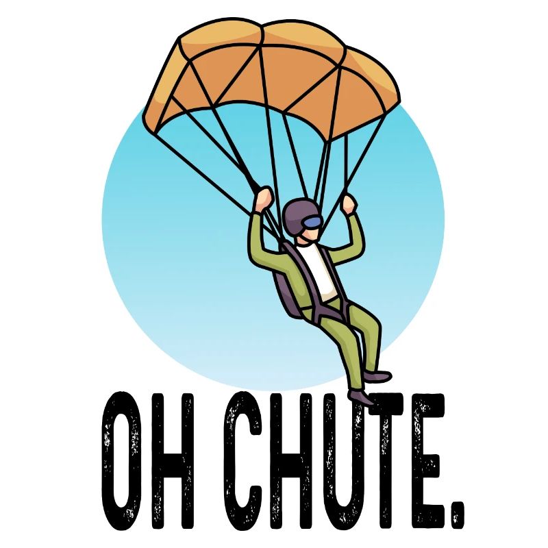 Skydiving Fallschirmspringer Fallschirm Geschenk