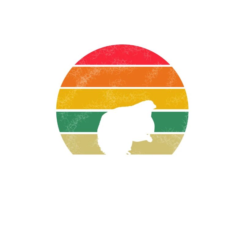 Retro Wald Tier Eichhörnchen Junge