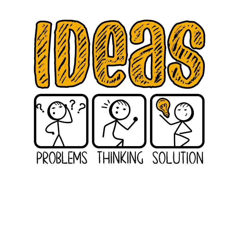 Problem Thinking Stick Figure Solution Thinker