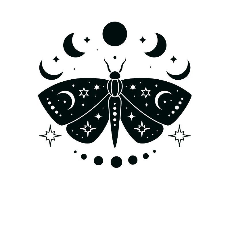 Papillon céleste mystique