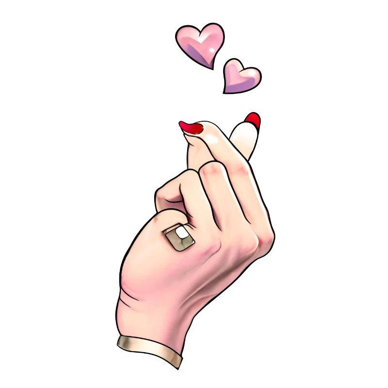 Finger Heart K Pop coréenne