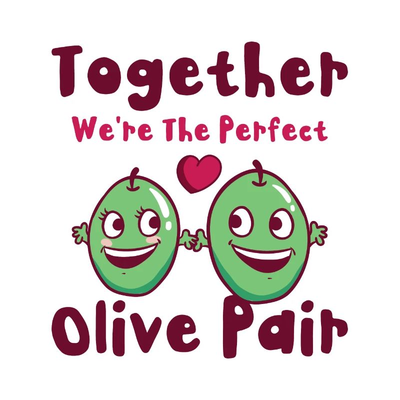 Saint-Valentin Olive Couples Rencontres Romance