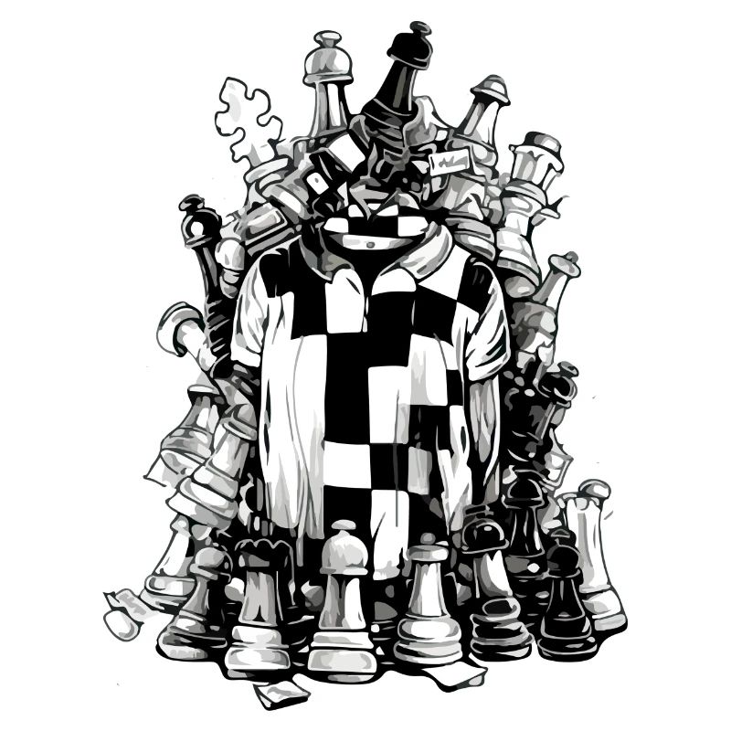 Maillot du jeu d'échecs