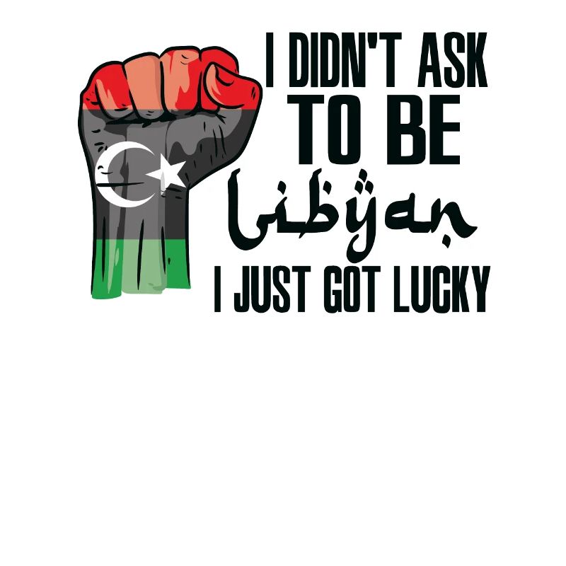 Libyan Pride Libya Flag Grown Libyan Roots Libyan