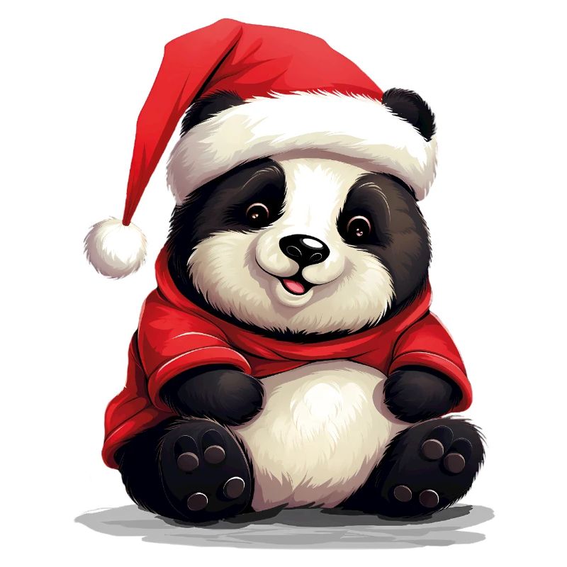 Panda Mignon, Noël, Panda Ours
