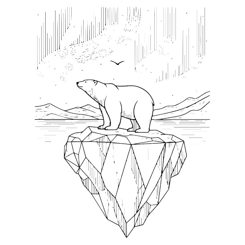 Grönland - Eisberg mit Eisbär