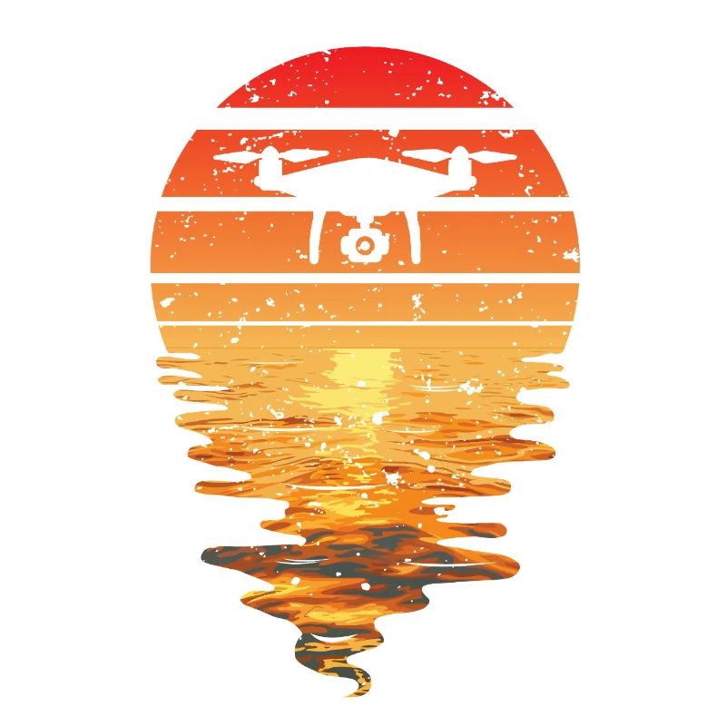 Drone Sunset Rétro