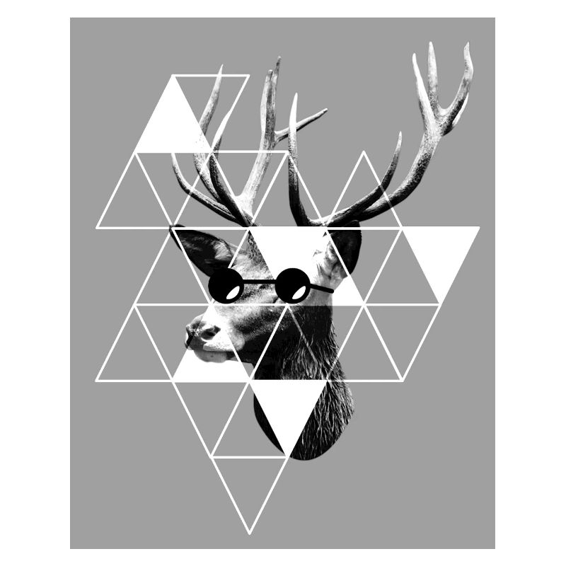 Deer Head - Deer - Hipster