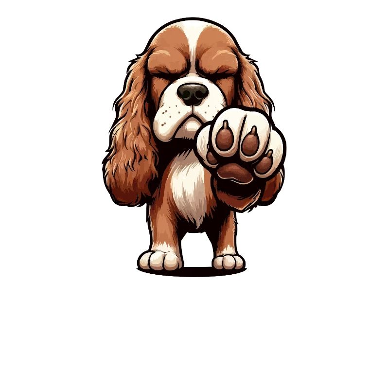 Sprich mit der Pfote Cocker Spaniel Cockerhund