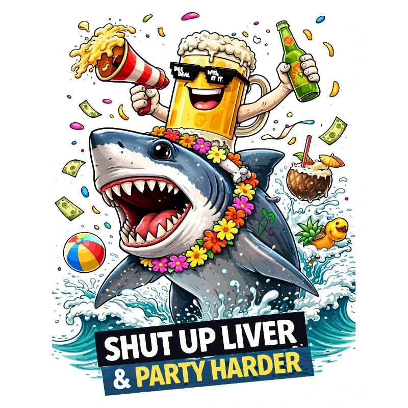 Fête du requin : Shut Up Liver Tee