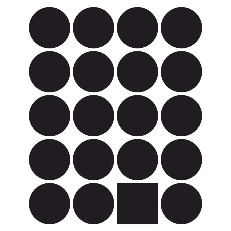 Geometric Dot Grid with a Square