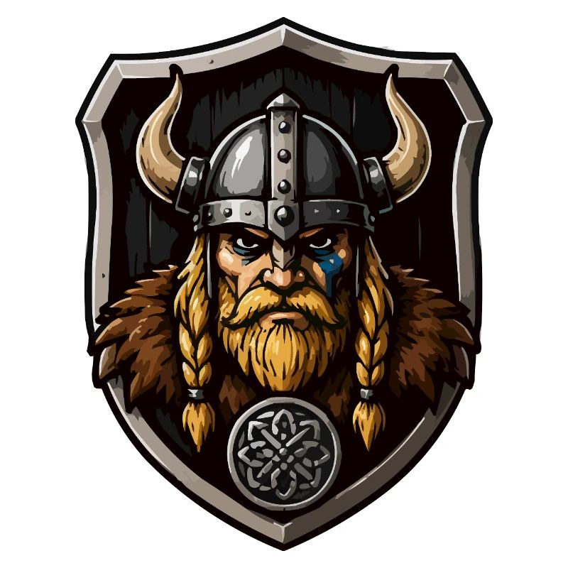 Viking Warrior with Shield