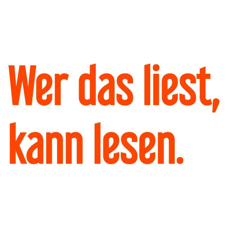 If you read this, you can read.