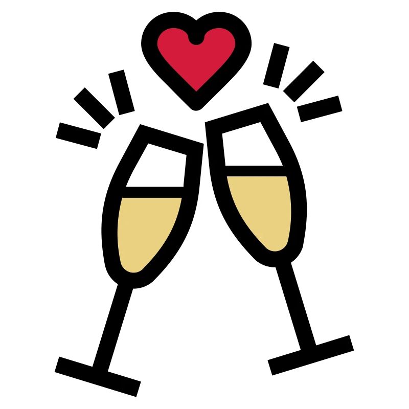 oder Sekt zum Valentinstag