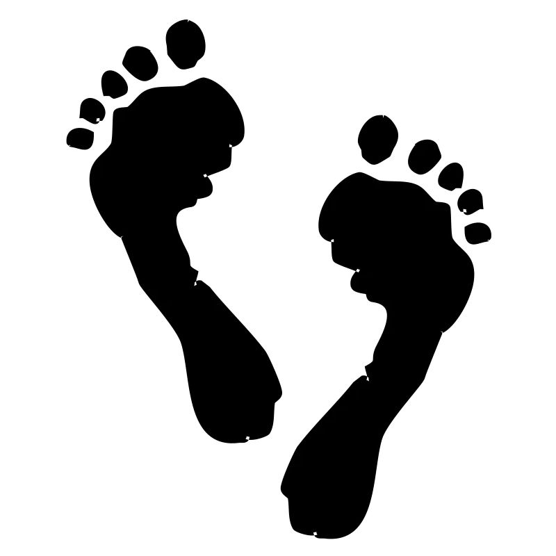 Füsse Silhouette