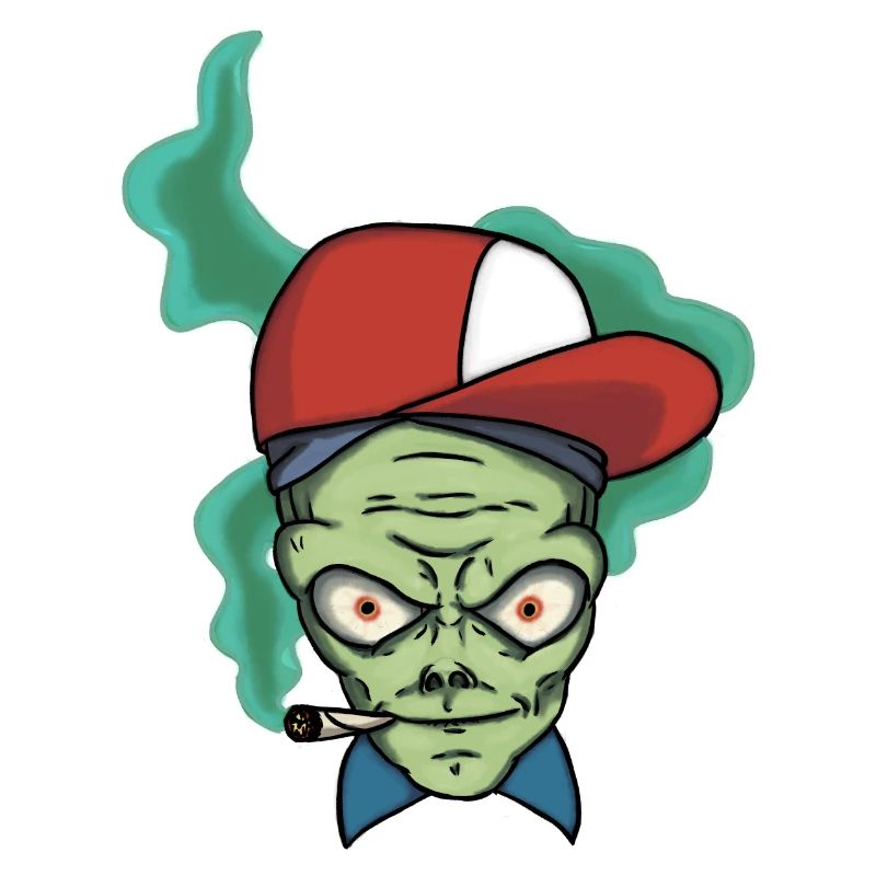 Smoking Alien