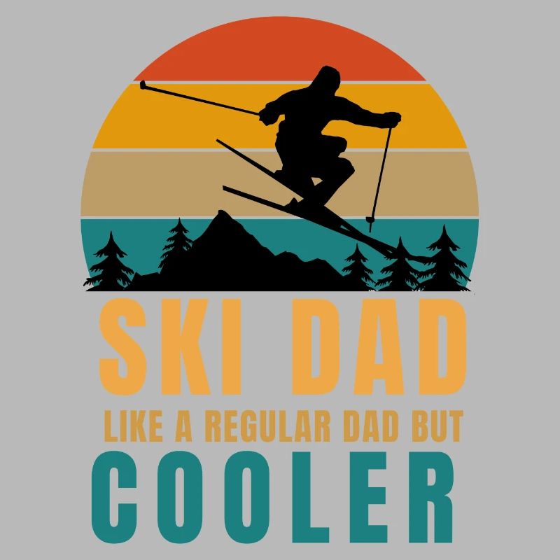 Ski papa comme papa normal mais plus cool