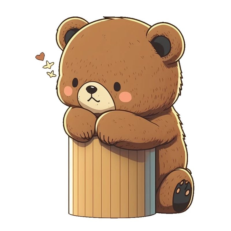 Mignon Chibi Bear, Bébé Ours