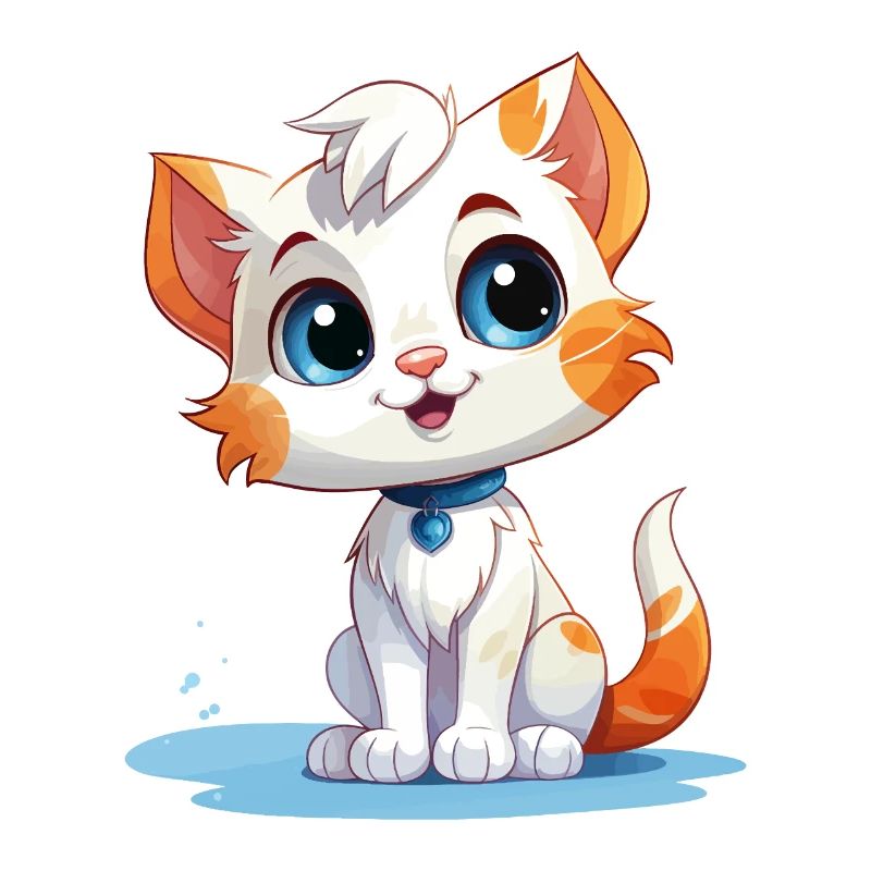 Chat mignon mignon rit chaton heureux chat