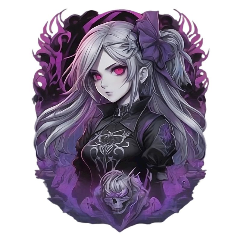 Fille d’anime gothique