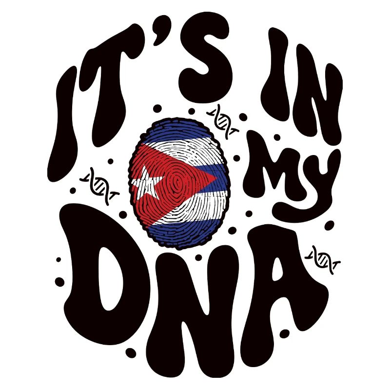 ADN cubain Cuba Drapeau hispanique