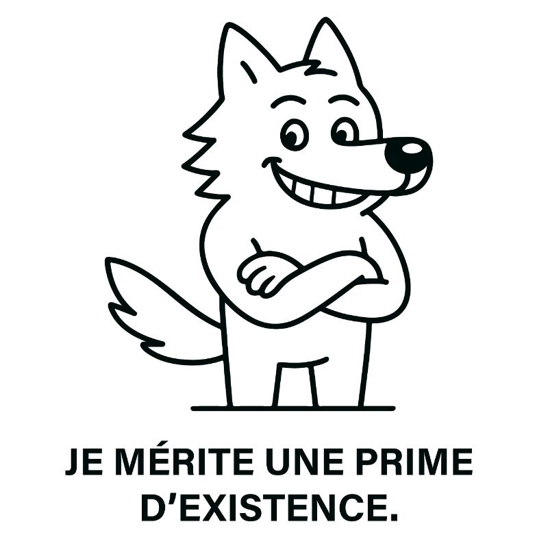 Prime d'existence du loup arrogant