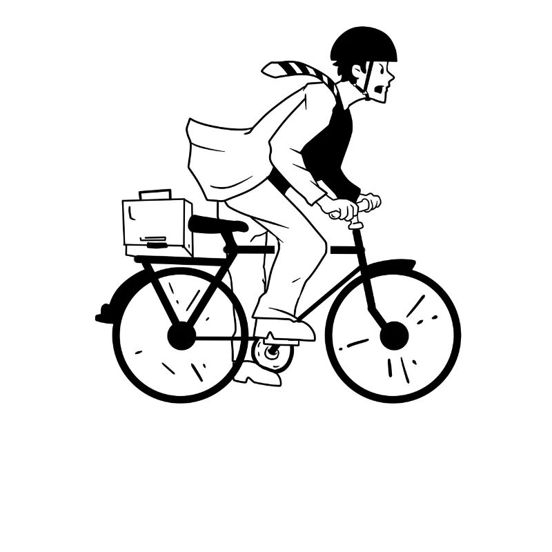 Bicycle Bike2Work Commuteer Pedal Gift Idea