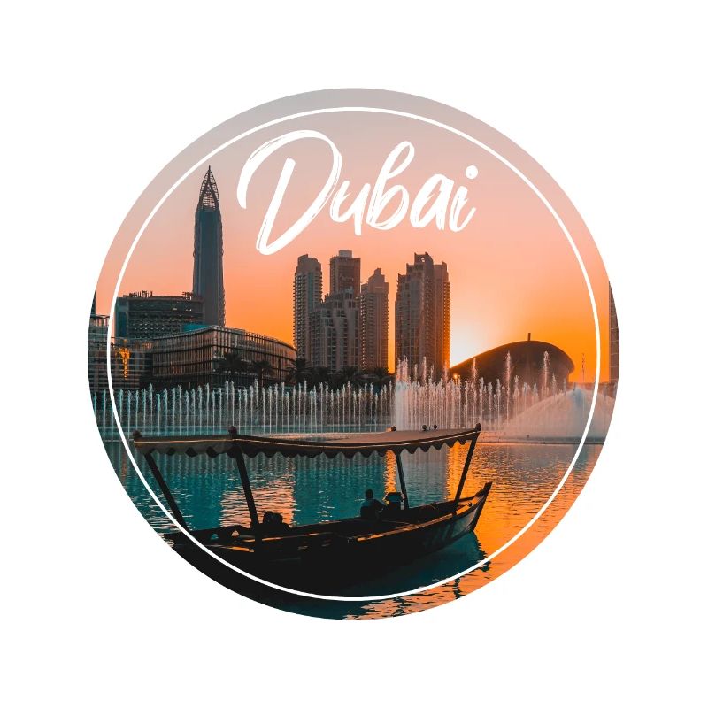 Bateau Skyline du Coucher de Dubaï