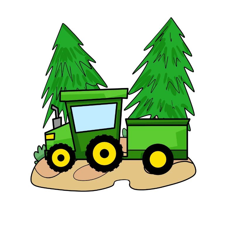 Tractor with trailer